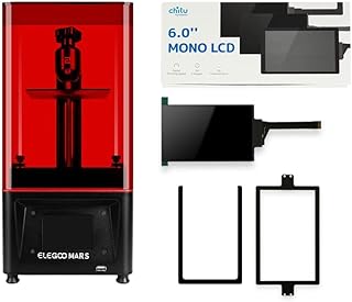 6.08 Inch Mono LCD Upgrade Kit for Elegoo Mars/Mars Pro,2K Light Curing Print Screen Replacement,with 1620x2560 Resolution
