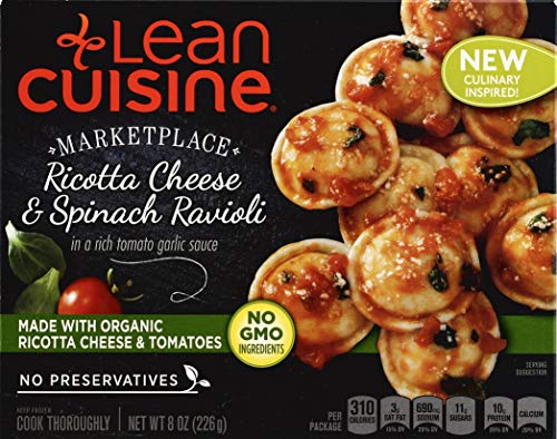 Lean Cuisine Spinach Ricotta Ravioli Frozen Meal with Rich, Creamy Cheese