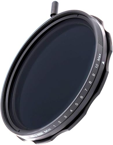 Miniatura 1 de Filtro ND variable de 2.835 in, S-Pro MRC de 16 capas de nano recubrimientos, más de 10 paradas ND2-ND1000 ajuste continuo graduado, kit de paño de