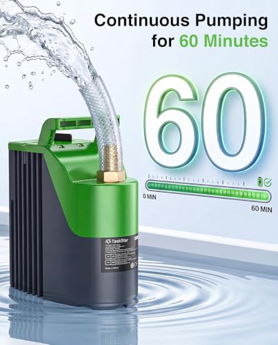 TaskStar Cordless Submersible Water Pump for Pool Cover & Basement - image 2
