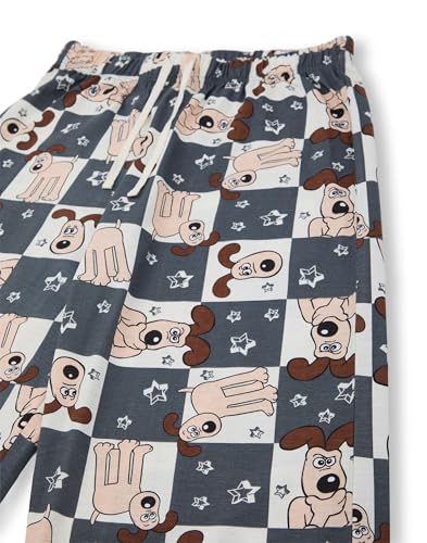 Ensemble pyjama Gromit femme idée cadeau vêtement de nuit imprimé gris
