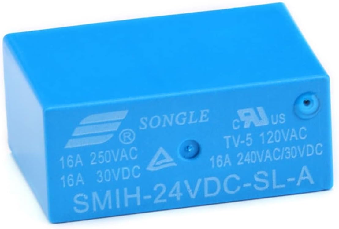 2PCS SMIH-05VDC-SL-A SMIH-12VDC-SL-A SMIH-24VDC-SL-A 05 12 24 V Relays 250V 16A 6PIN A Group of Normally Open(2 Pieces 5V)