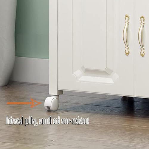 Miniatura 5 de MAHFEI - Gabinete de almacenamiento para barbería, armario de almacenamiento de salón de belleza, equipo de spa con cajón y ruedas, estación de