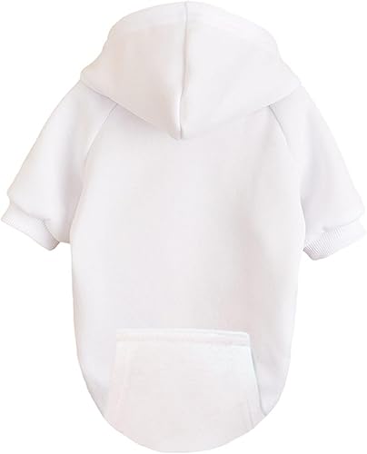 Miniatura 26 de Jecikelon - Sudadera con capucha y bolsillos, cálida para invierno, para perros pequeños, ropa de abrigo para chihuahuas, disfraz para cachorros