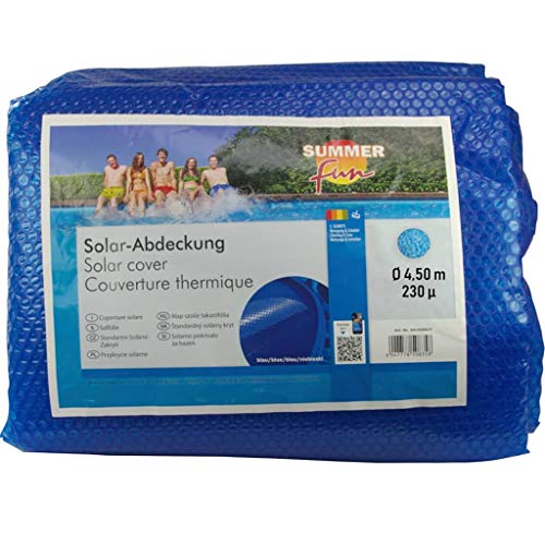 Summer Fun hochwertige Solarabdeckplane 230µ ø rund 4,50m BZW. 450 cm