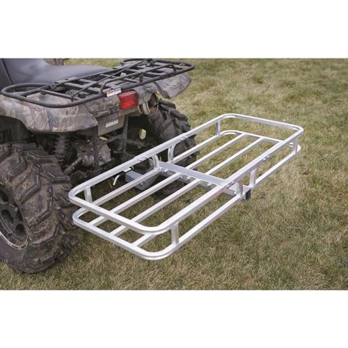 Image of Guide Gear Small ATV UTV Utility Trailer, Hitch Cargo Carrier, Truck Camping, Aluminum
