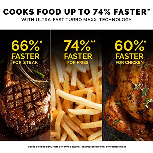 Kalorik Maxx Air Fryer Oven Grill, 26 Quart, Smokeless Indoor Grill And Air Fryer Oven Combo, Up To 500°F, 1700W, Digital Display, 22 Presets, 11 Accessories And Bonus Cookbook #TOP4