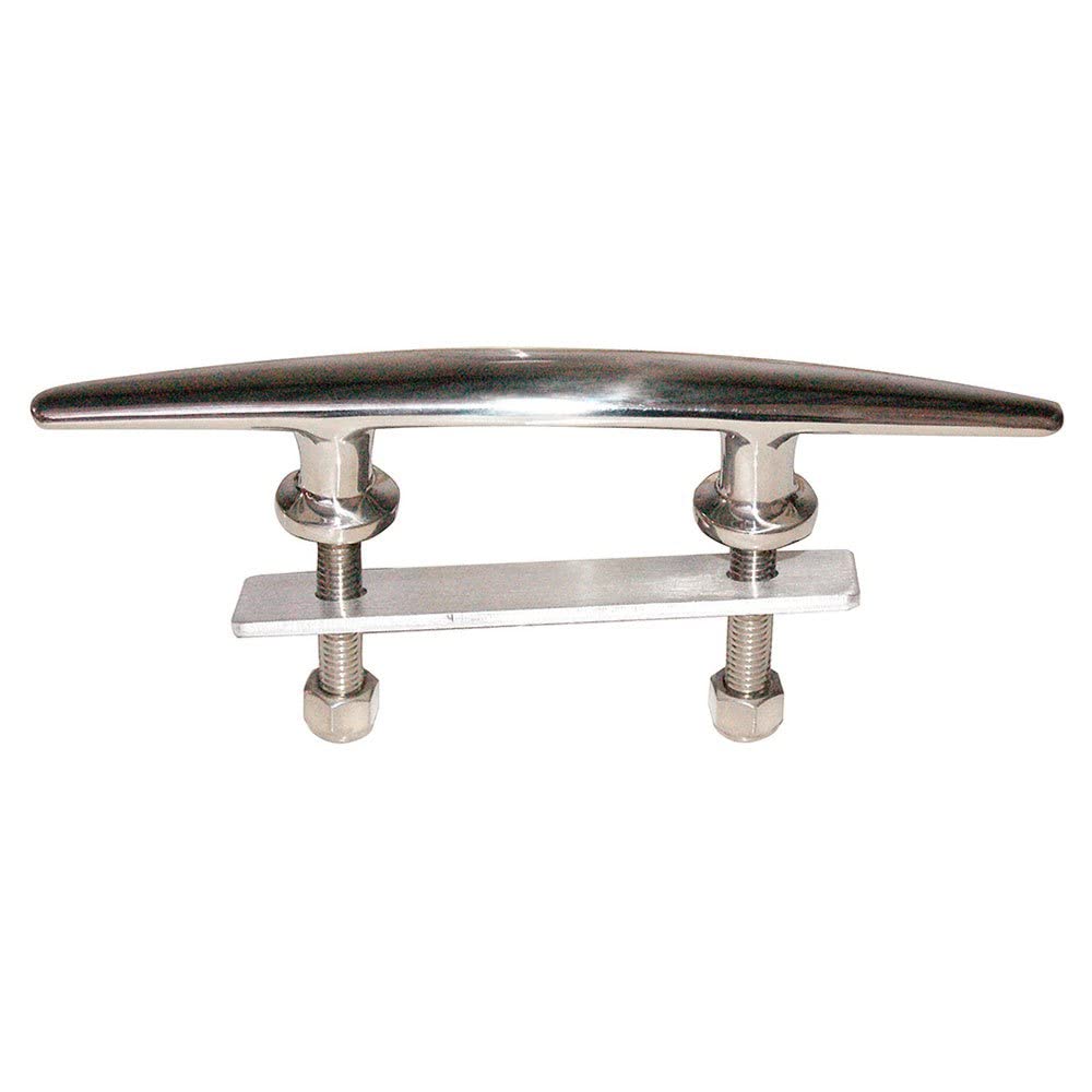Klampe, 200 mm, Edelstahl, verspiegelt, Befestigung mit Stangen