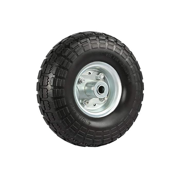 Buy go2buy 10Inch Solid Rubber Tyre Wheels for Garden Utility Wagon