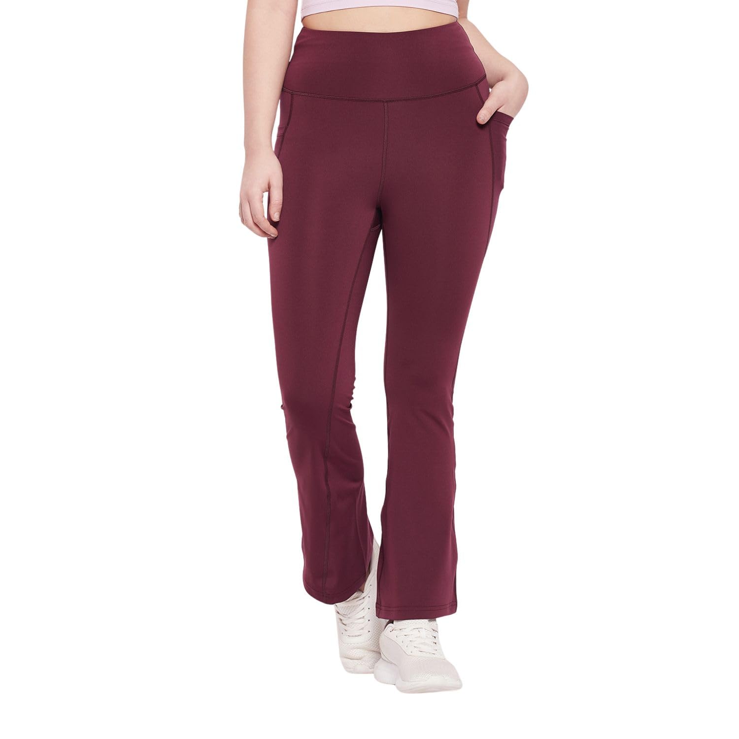 Women Bootcut-Fit Quick Dry Track Pants| Soft Breathable Joggers | Comfortable Bottom Wear for Gym, Walking, & Yoga-picture-13