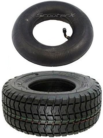 ScooterX 9x3.50x4 Tire and 3.00x4 Inner Tube COMBO Gas Scooters Pocket Bikes Mini Choppers,Go Karts