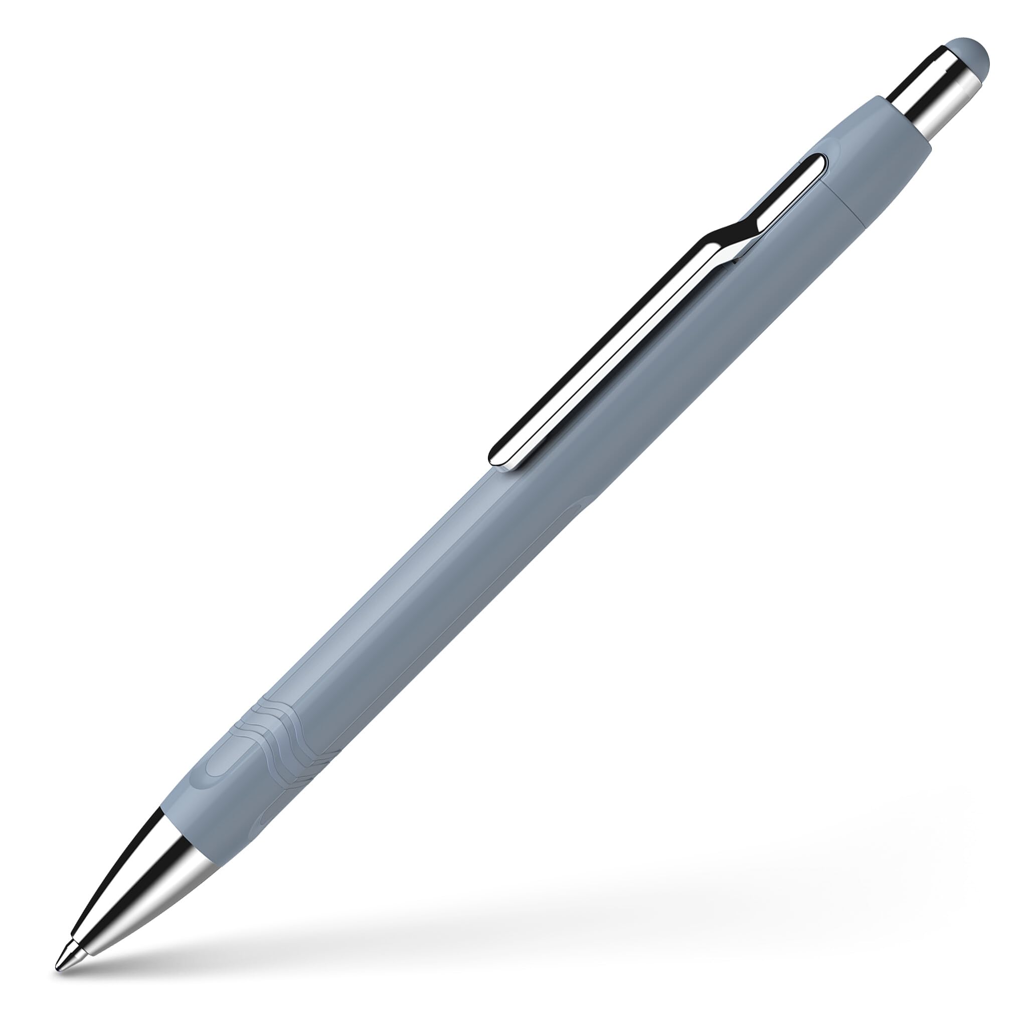 Schneider 138643 Epsilon Druckkugelschreiber (Strichstärke XB, Schreibfarbe: blau, dokumentenechte Mine) steinblau