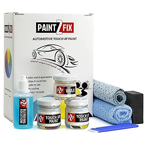 PAINT2FIX Touch Up Paint for Mercedes - Polar White 149/9149 | Polarweiss | Scratch and Chip Repair Kit - Gold Pack