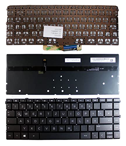 Clavier PC Portable de Remplacement pour HP Spectre 13-aw0208TU Gris