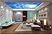Produktbild Deckenfresko   HD benutzerdefinierte Größe 3D-Foto In den blauen Himmel Wallpaper Tapete abstrakte Kunst KTV Bar Wohnzimmer Hotel Decke Dekoration