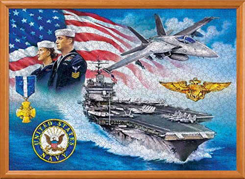 Masterpieces 1000 Piece Jigsaw Puzzle For Adults, Family, Or Kids - U.s. Navy - 19.25"X26.75" #TOP4