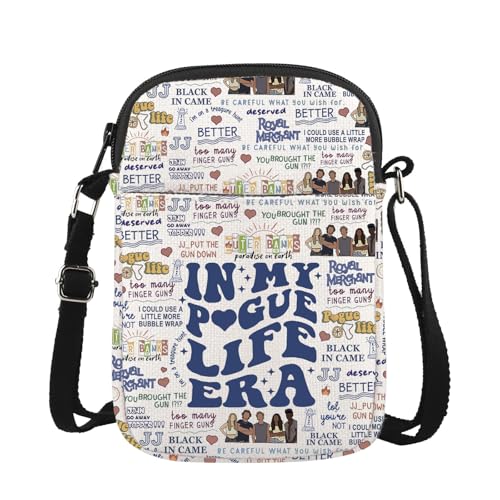 JTOUK TV Series Inspired Crossbody Bag Pogue Adventure Gift OBX Fan Gift North Carolina Survival Gift (Pogue Era CR EU)