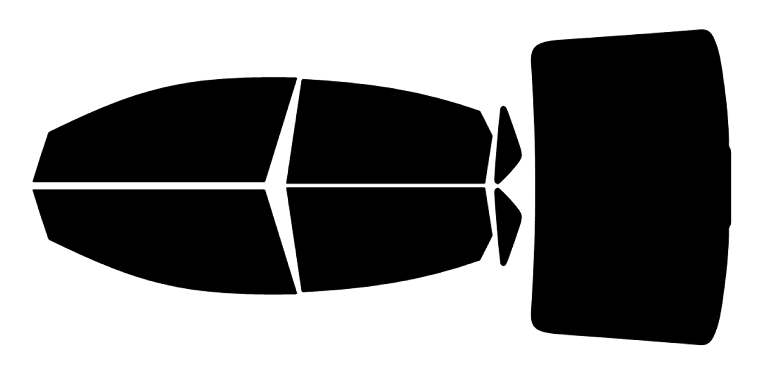 Trueline Automotive Precut Car Window Tint Compatible with Hyundai Sonata 2015-2019 - 20% All Side and Back Windows - Window Tint Film - Pre Cut Window Tint for Car Windows - Tint Kit