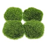 Decoración de musgo: se puede utilizar como accesorios de pared de plantas simuladas o decoraciones de diseño de pared de fondo, le brinda buen humor, piedra de musgo simulada
