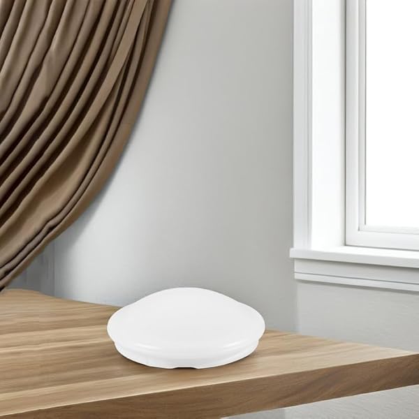 DOITOOL Ceiling Light Cover 10.82 in Round Lamp Shade Replacement Flush Mount Light Fixture Shade Accessory for Bedroom Balcony Kitchen and Bathroom Lock Installation by DOITOOL - Used condition - Image 8