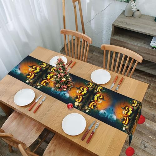 Chemin de table macramé citrouille pour sublimer une table terne lors des fêtes - 8
