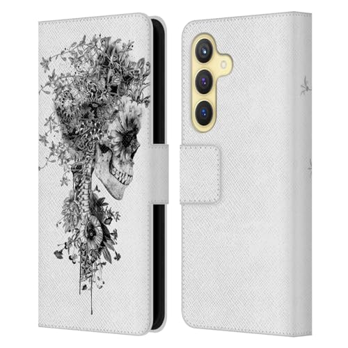 Carcasa Samsung Galaxy S24 5G de cuero tipo libro con ranuras para tarjetas Riza Peker
