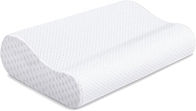 Cervical Pillow for Neck Pain Relief, Neck Pillow for Sleeping Neck and Shoulder Pain, Orthopedic Sleeping Pillow for Adults Kids, Ergonomic Contour Memory Foam Pillow