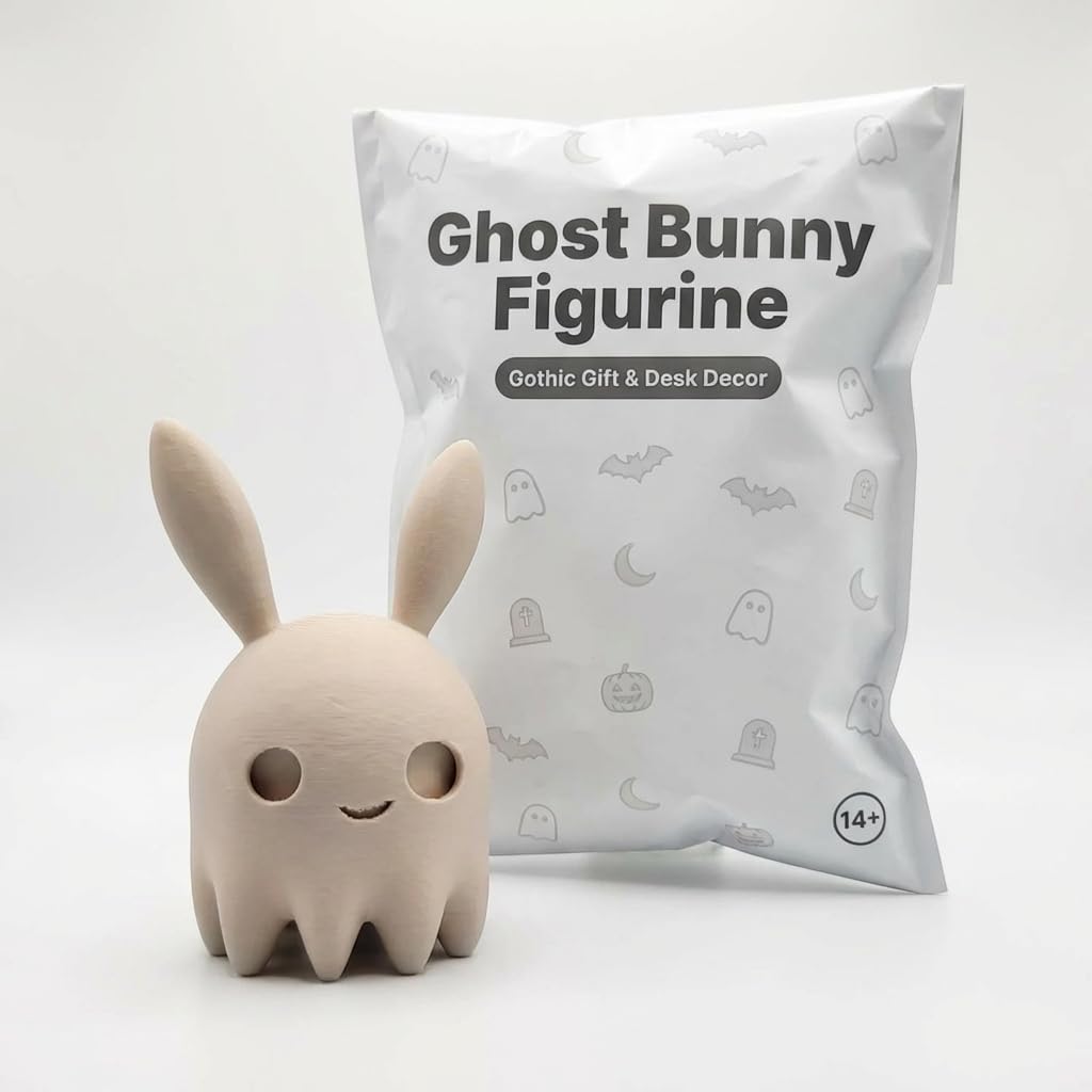 Amazon.com: Little Ghost Bunny Collectible Figurine - Spooky
