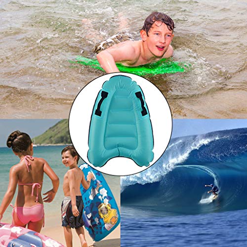 YIJU Prancha de Surfe Inflável Natação Prancha de Aprendizagem Kickboard Piscina Escorrega Prancha -
