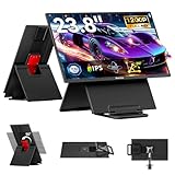 Blackview Ecran Portable, 23.8" 1080P FHD 100Hz Moniteur Portable, Gaming ecran pc IPS, Support Pliable réglable à 90°, pour Laptop, Desktop, MacBook, PS4/5, Compatible VESA