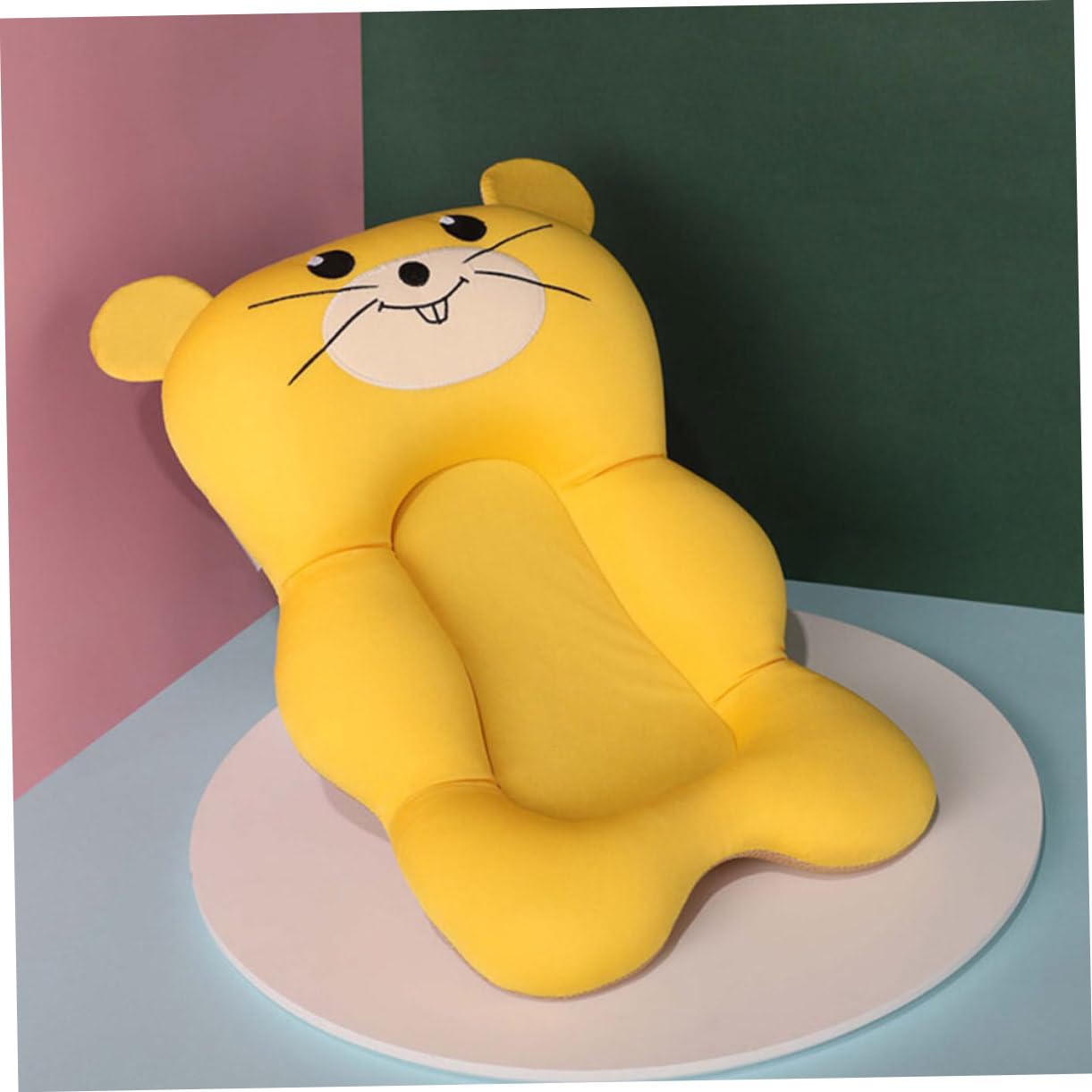 ERINGOGO Cojín De Baño Antideslizante Para Bebés Soporte Ajustable Para Bañera Alfombrilla De Baño Para Recién Nacidos y Niño Niña Pequeños