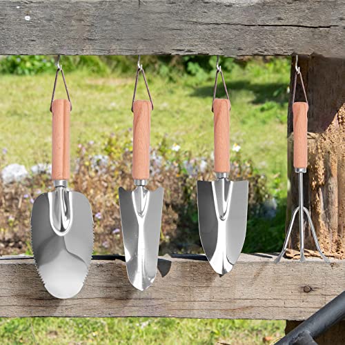 Whonline Gardening Tools Set of 4, Garden Tool Kit Comes Gardening Gifts,Gardening Tools and Supplies,Multifunctional Fertilizer Products