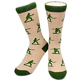 Army Men Socks by Neon Eaters - Kids Womens & Mens Size Novelty Funky Fun Soft Socks - 100 comfort g