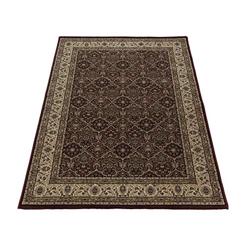 Carpetsale24 Orientteppich Kurzflor Orientalischer Teppich, Klassisch Oriental Ornament Design, Rechteckig, rot Farbe… – Bild 4
