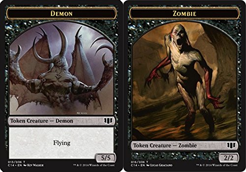 Magic: the Gathering - Demon Token 5/5 // Zombie Token - Black - Commander 2014