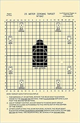 25 METER M16A2 TARGET ALT C(2) TARGET 100 PACK
