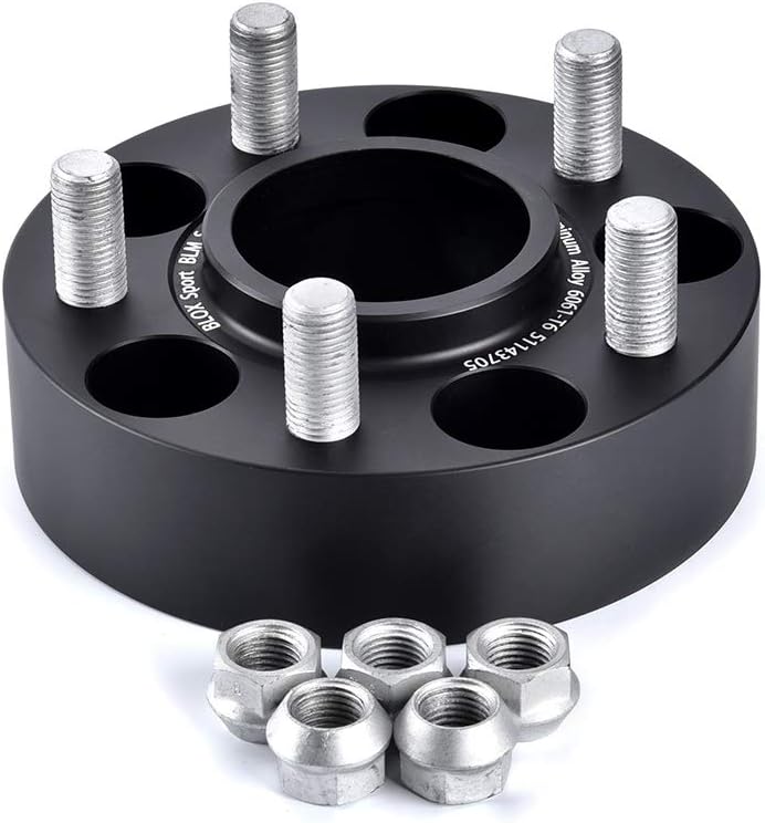 2Pcs 45mm Wheel Spacers Adapters PCD 5x127 Forged Aluminum 6061-T6 for Jeep Grand Cherokee SRT-8,Wrangler