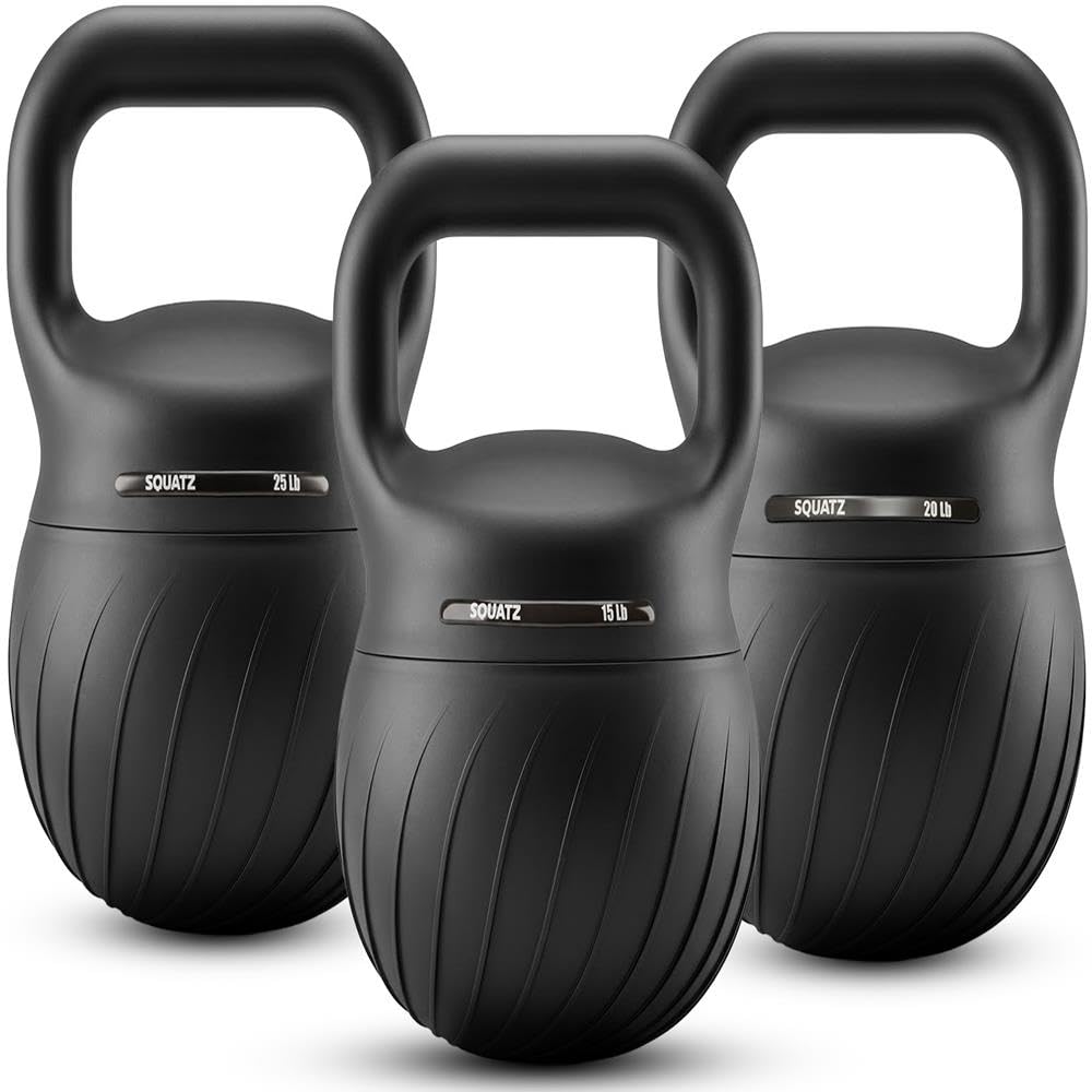 Squatz Soft Kettlebell zestaw 7, 9 i 11 kg z antypoślizgowym uchwytem