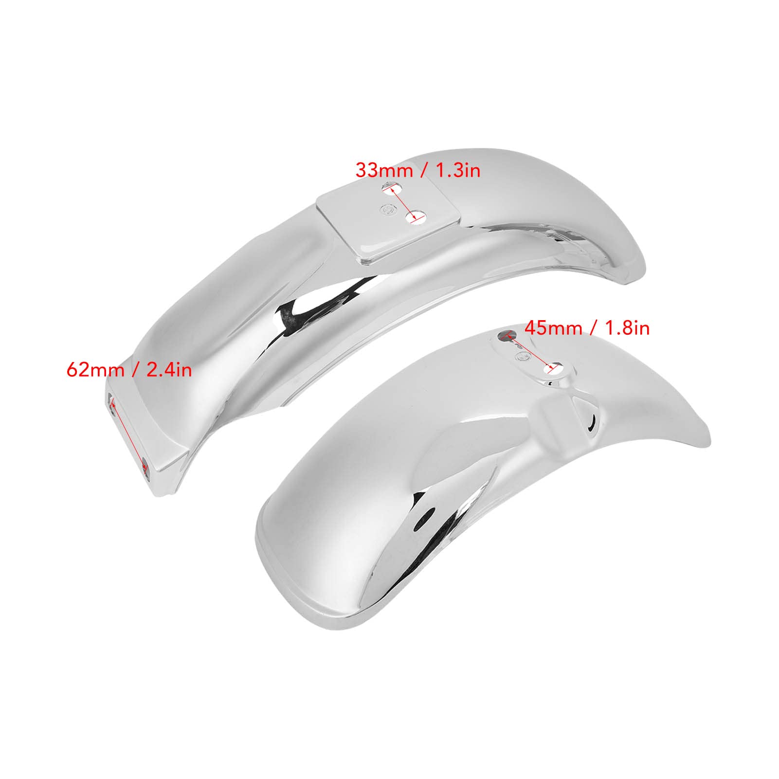 アクセサリー Monkey Amazon.com: Motorcycle Set, Front Rear Mudguards, Fit for Monkey