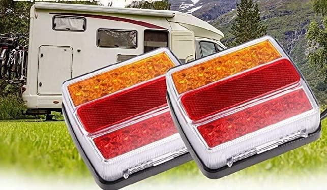 Set Luci Posteriori Per Rimorchio 7,5m - Completo Con Spina A 7 Poli