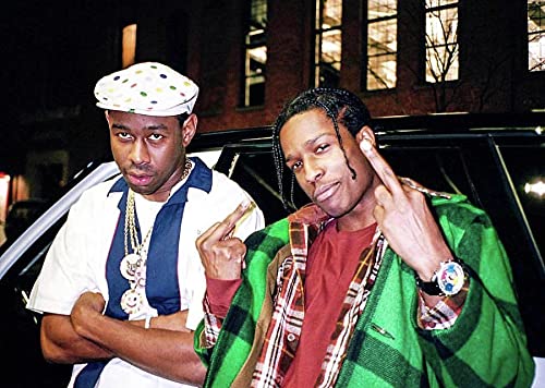 RSVPhandcrafted ASAP Rocky Poster Tyler The Creator Poster ASAP Rocky & Tyler The Creator Poster, 11x17(28x43cm)
