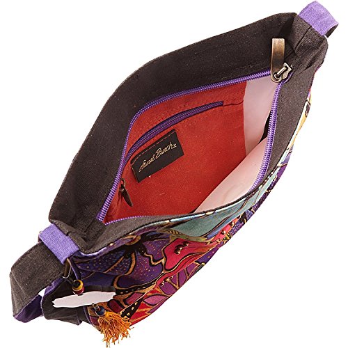 Laurel Burch Crossbody 12"X12.5"X2"-Floral, Multicolor3
