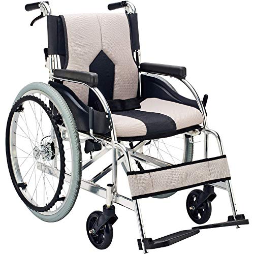 Preisvergleich Produktbild Rollstuhl Faltbar Fußstützen Transferrollstuhl Für Senioren Faltrollstuhl Elegantes Design Pflege Aluminium Rollstuhl Vollgummirädern Schieberollstuhl Klappsystem Leicht,C