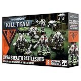 Games Workshop Kill Team XV26 Stealth Battlesuits Miniatures Set, T’au Empire Multipart Plastic Models for Warhammer 40,000 and Kill Team