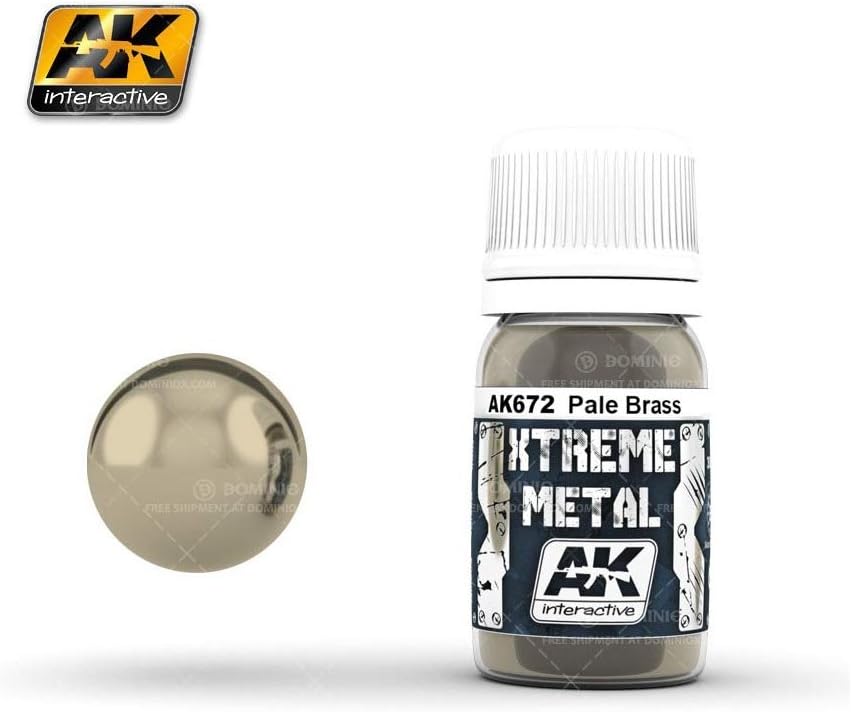 30ml Extreme Metal Paints - Pale Brass - AK00672