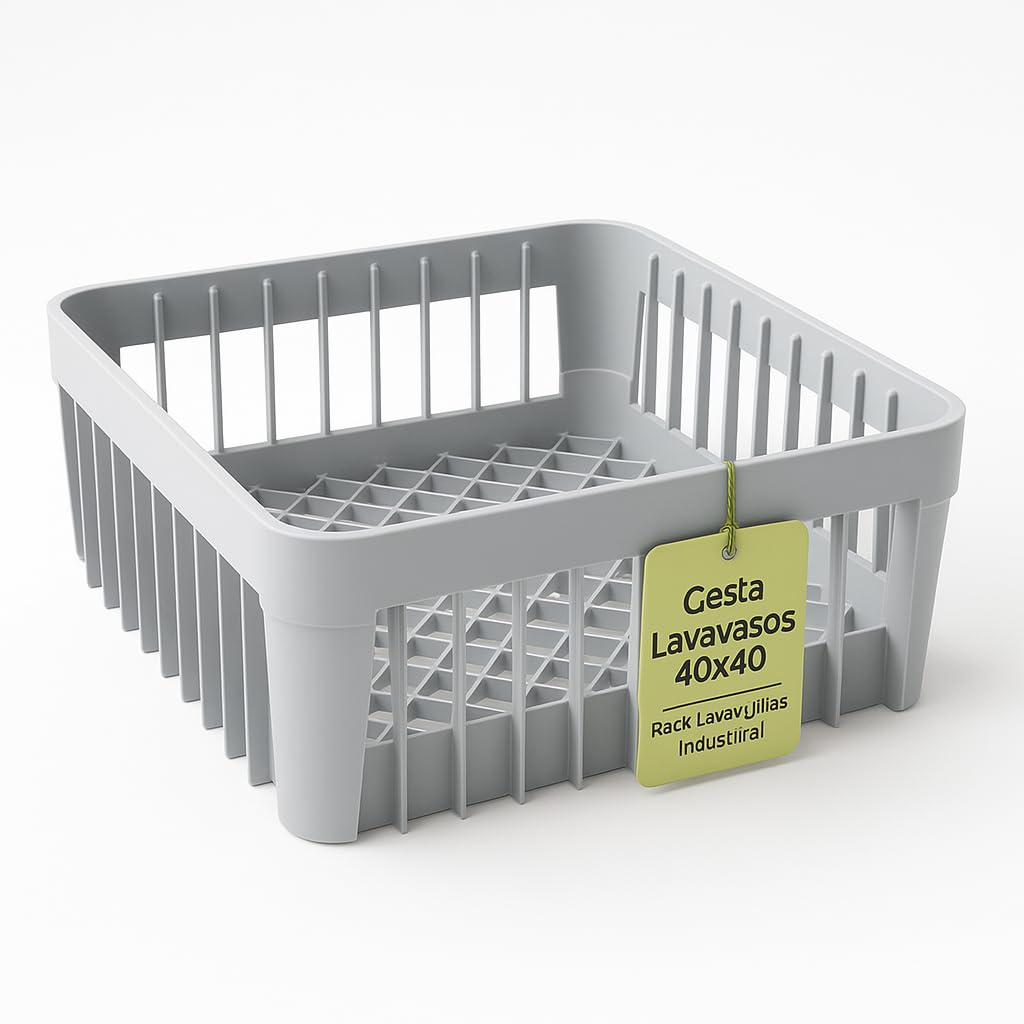 CubetasGastronorm CLV-40-6345337 Cestello lavabicchieri, 400 x 400 mm
