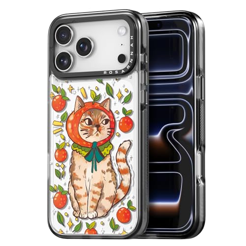 Coque iPhone Pro 6.3 anti-choc Rosarnnah 17BS motif chat amusant