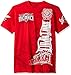 Southpole Men's Short Sleeve Puff Screen Print Graphic Tee with Logo