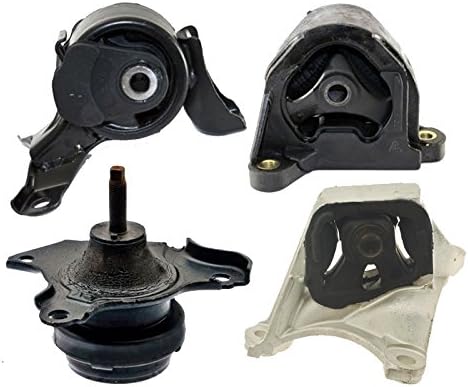 K0700 Engine Motor & Transmission Mount Kit 4pc Compatible with Fits 2003-2006 Honda Element 2.4L Manual | A4549 A4573 A4504 A4528