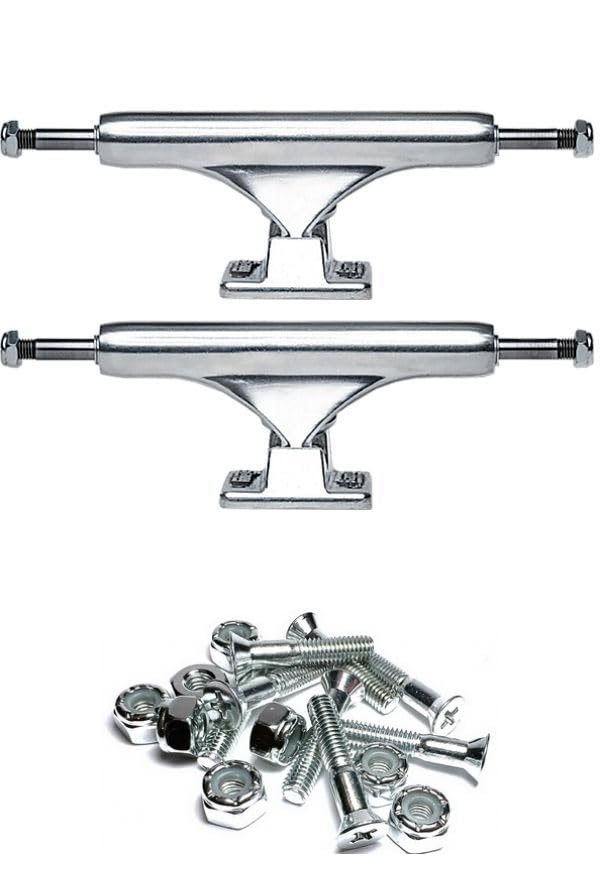 Slappy Truck Company ST1 Inverted Hollow Polished Skateboard Trucks - 5.4